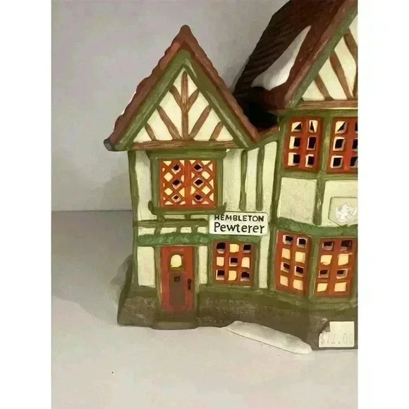 Department 56 Dickens Village Hembleton Pewterer Christmas Figurine Vintage - Picture 9 of 16